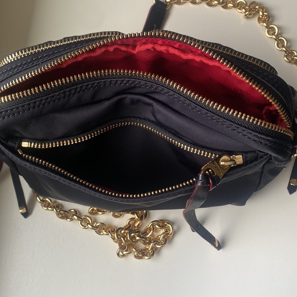 MZ Wallace Black Nylon Chain Evening Bag - Picture 10 of 15